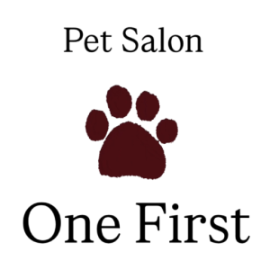 Pet Salon OneFirst　LOGO　ペットトリミング、ペットホテル